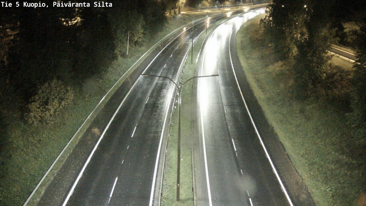 Weather Camera Image Road 5 Kuopio, Päiväranta silta, Kuopio, Pohjois-Savo