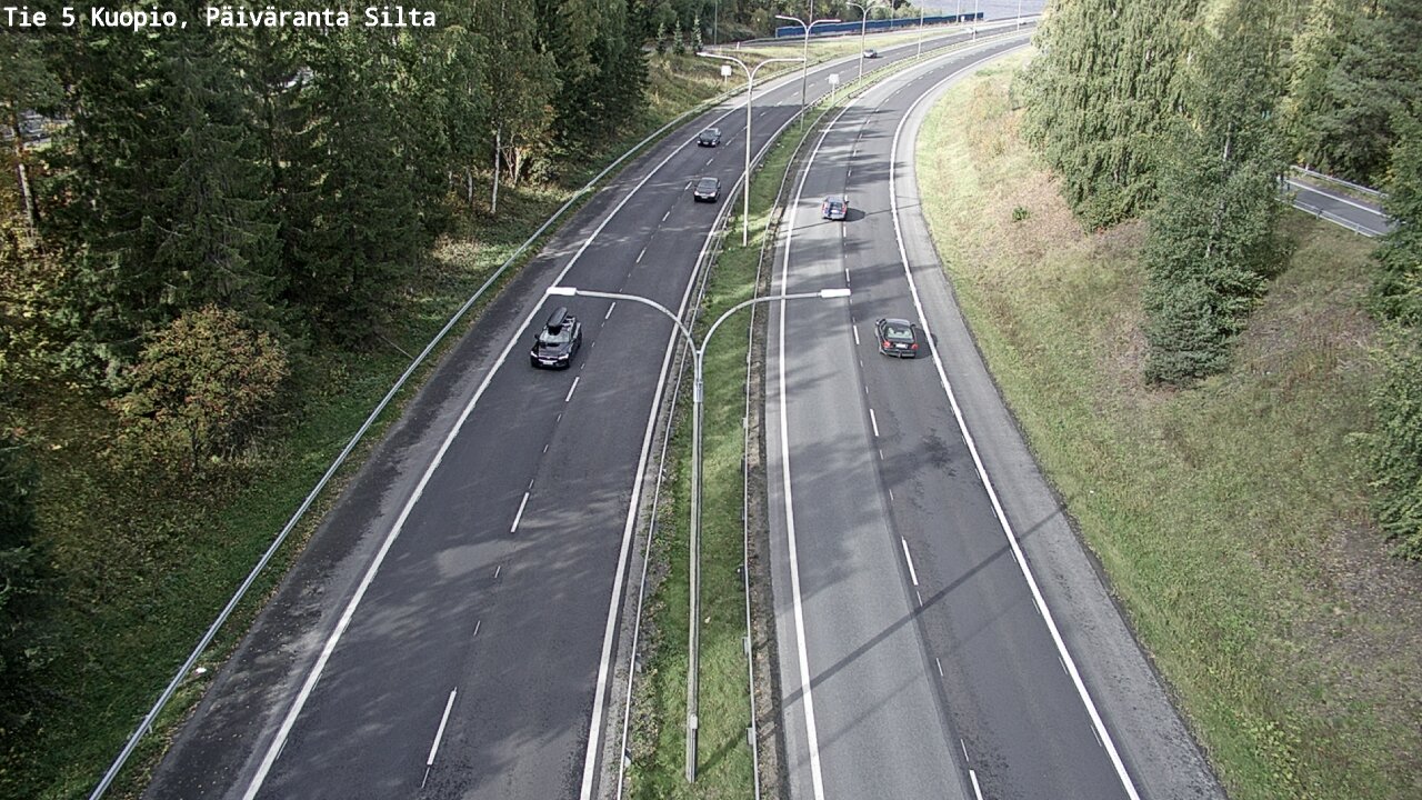 Kelikamerat Kuva Tie 5 Kuopio, Päiväranta silta, Kuopio, Pohjois-Savo