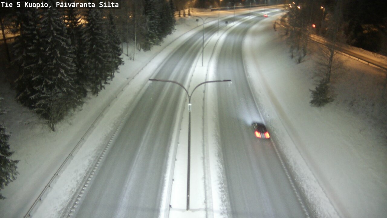 Kelikamerat Kuva Tie 5 Kuopio, Päiväranta silta, Kuopio, Pohjois-Savo