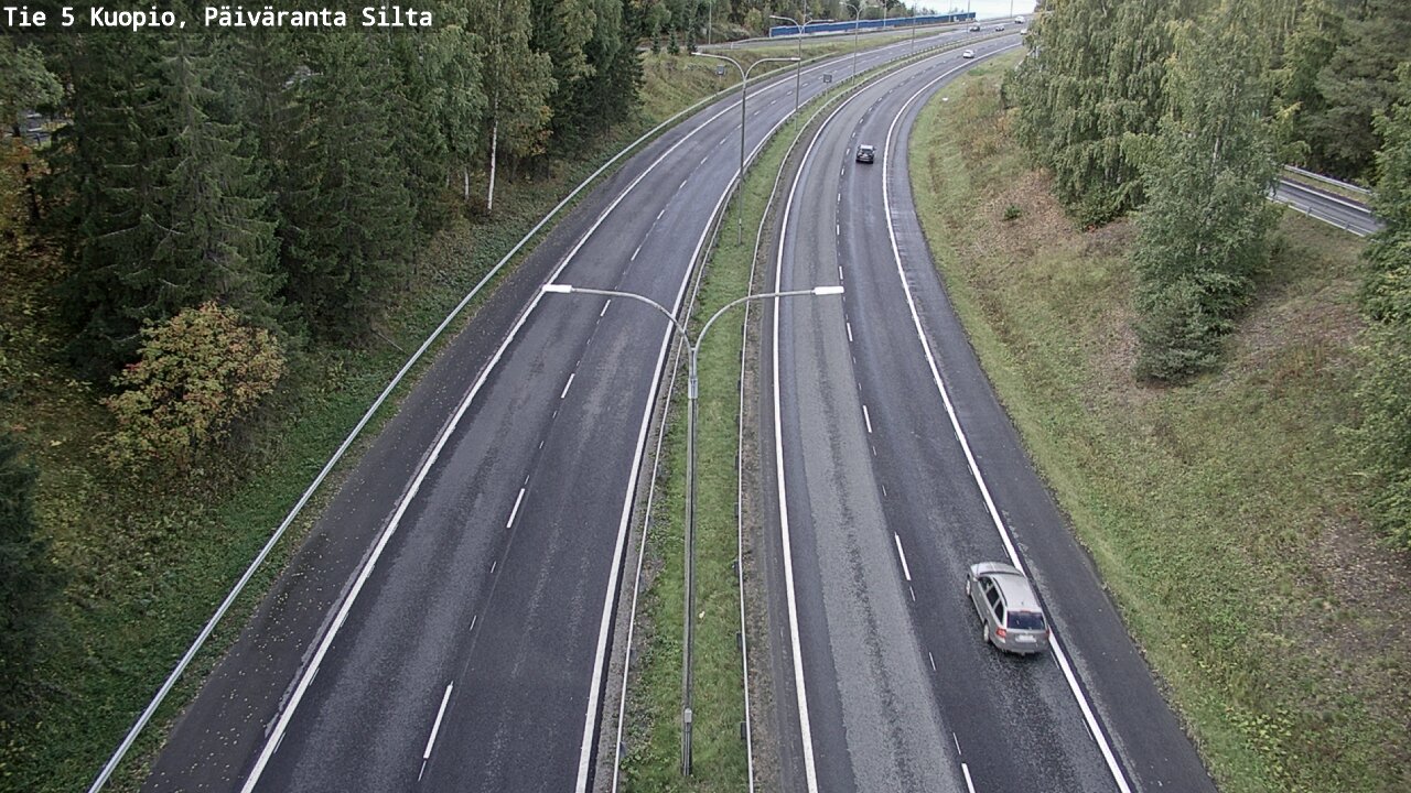 Weather Camera Image Road 5 Kuopio, Päiväranta silta, Kuopio, Pohjois-Savo