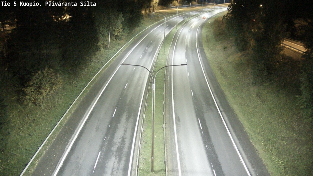 Weather Camera Image Road 5 Kuopio, Päiväranta silta, Kuopio, Pohjois-Savo