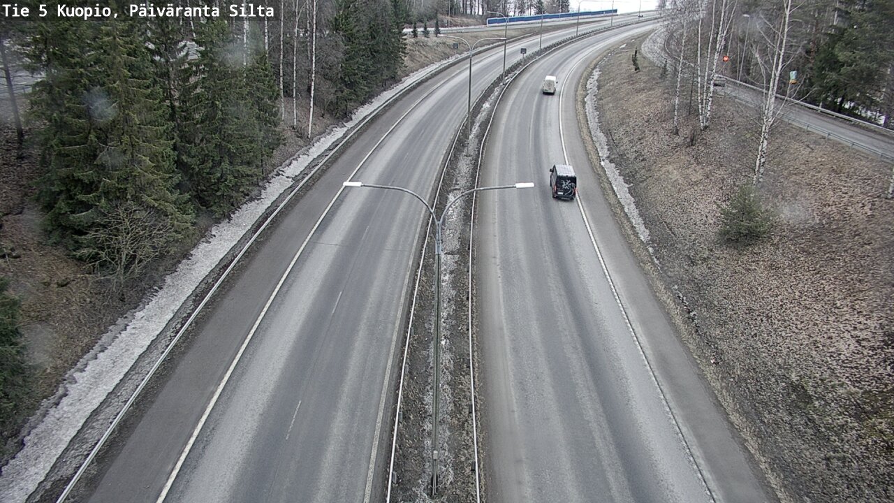 Kelikamerat Kuva Tie 5 Kuopio, Päiväranta silta, Kuopio, Pohjois-Savo