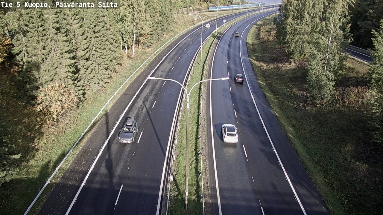 Kelikamerat Kuva Tie 5 Kuopio, Päiväranta silta, Kuopio, Pohjois-Savo