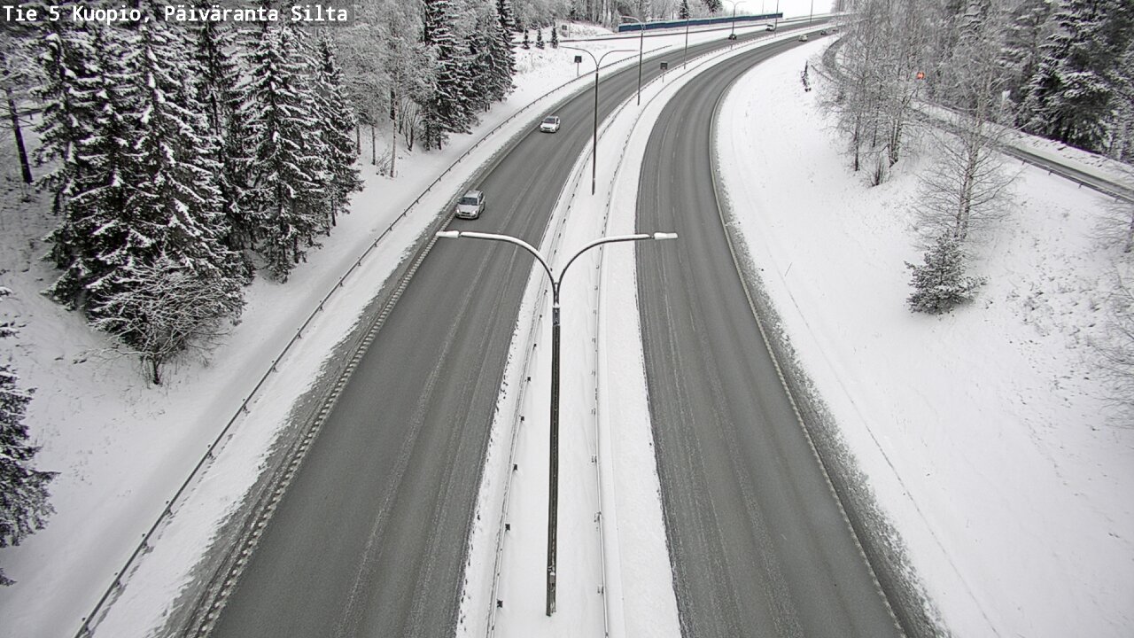 Kelikamerat Kuva Tie 5 Kuopio, Päiväranta silta, Kuopio, Pohjois-Savo