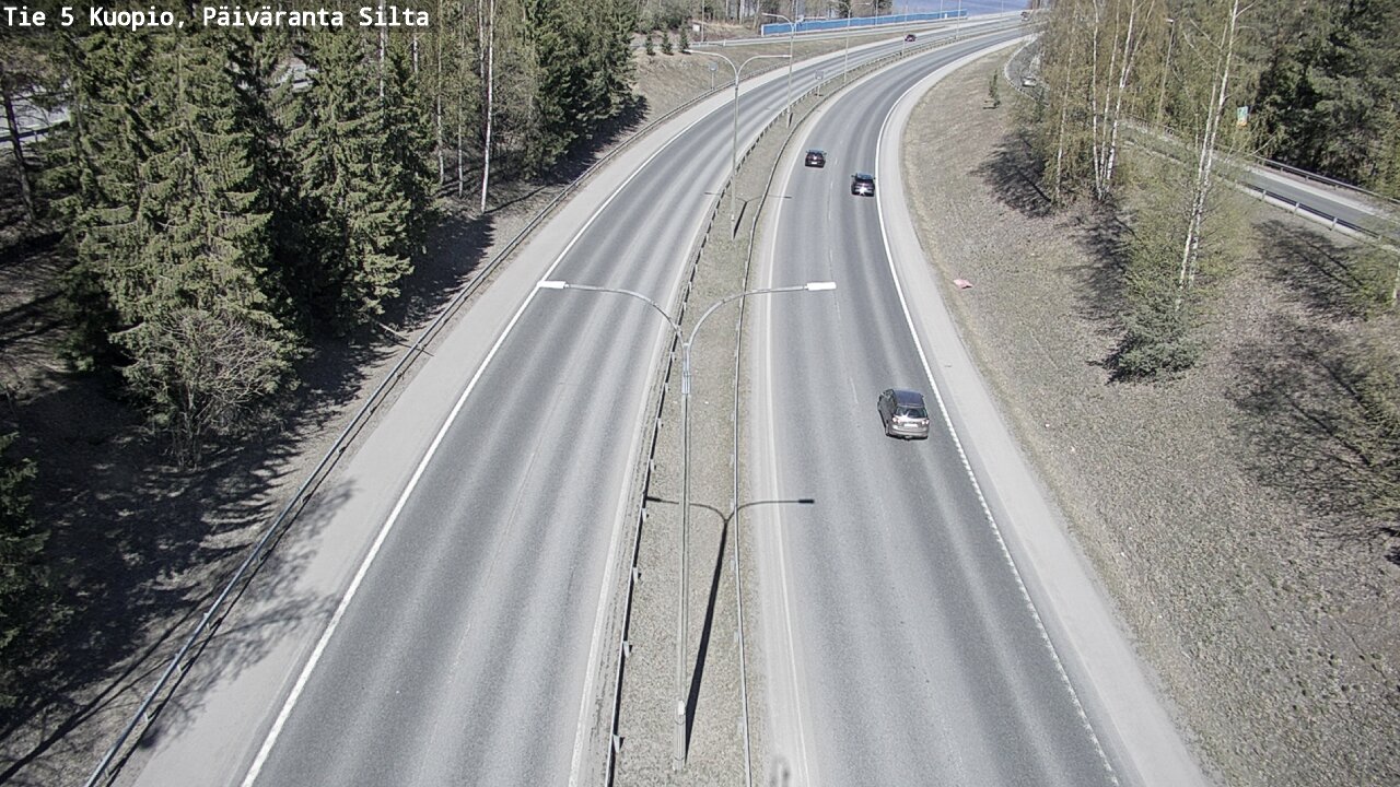 Kelikamerat Kuva Tie 5 Kuopio, Päiväranta silta, Kuopio, Pohjois-Savo