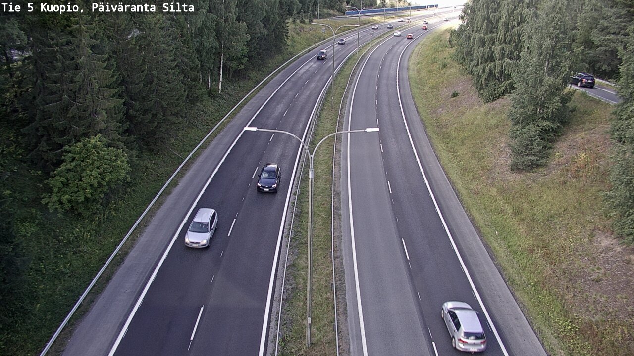 Kelikamerat Kuva Tie 5 Kuopio, Päiväranta silta, Kuopio, Pohjois-Savo