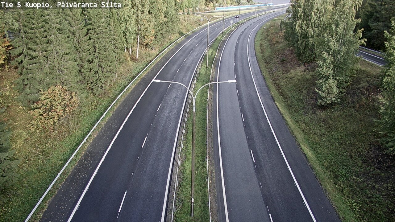 Kelikamerat Kuva Tie 5 Kuopio, Päiväranta silta, Kuopio, Pohjois-Savo