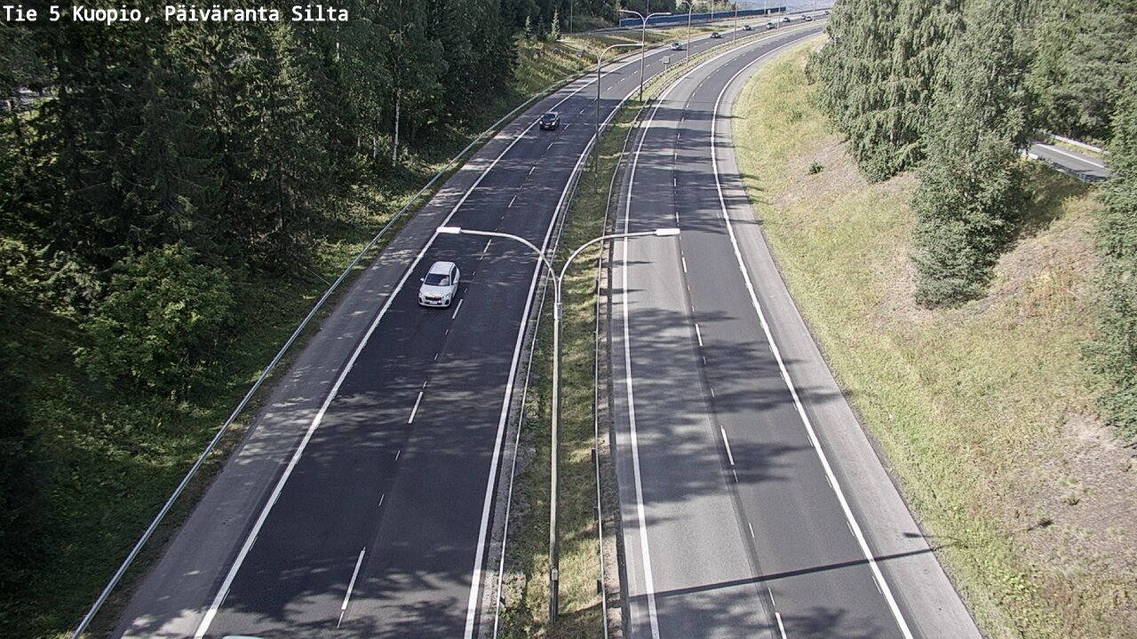 Kelikamerat Kuva Tie 5 Kuopio, Päiväranta silta, Kuopio, Pohjois-Savo