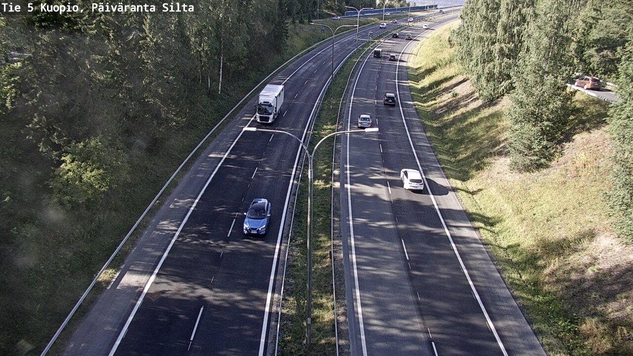 Kelikamerat Kuva Tie 5 Kuopio, Päiväranta silta, Kuopio, Pohjois-Savo