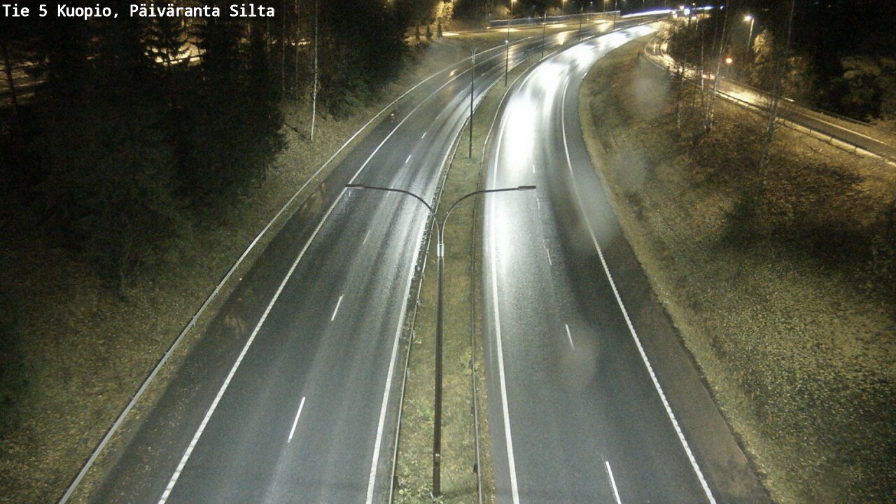 Weather Camera Image Väg 5 Kuopio, Päiväranta silta, Kuopio, Pohjois-Savo