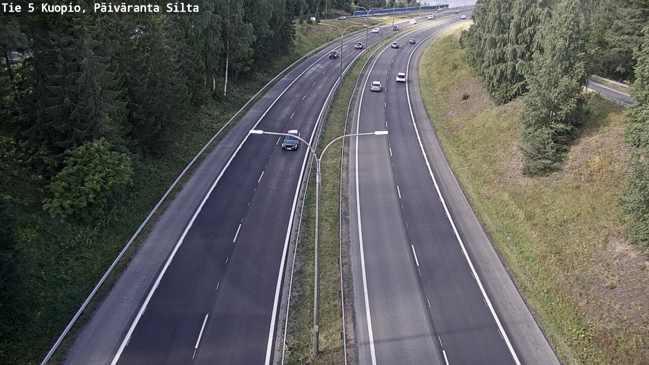 Kelikamerat Kuva Tie 5 Kuopio, Päiväranta silta, Kuopio, Pohjois-Savo