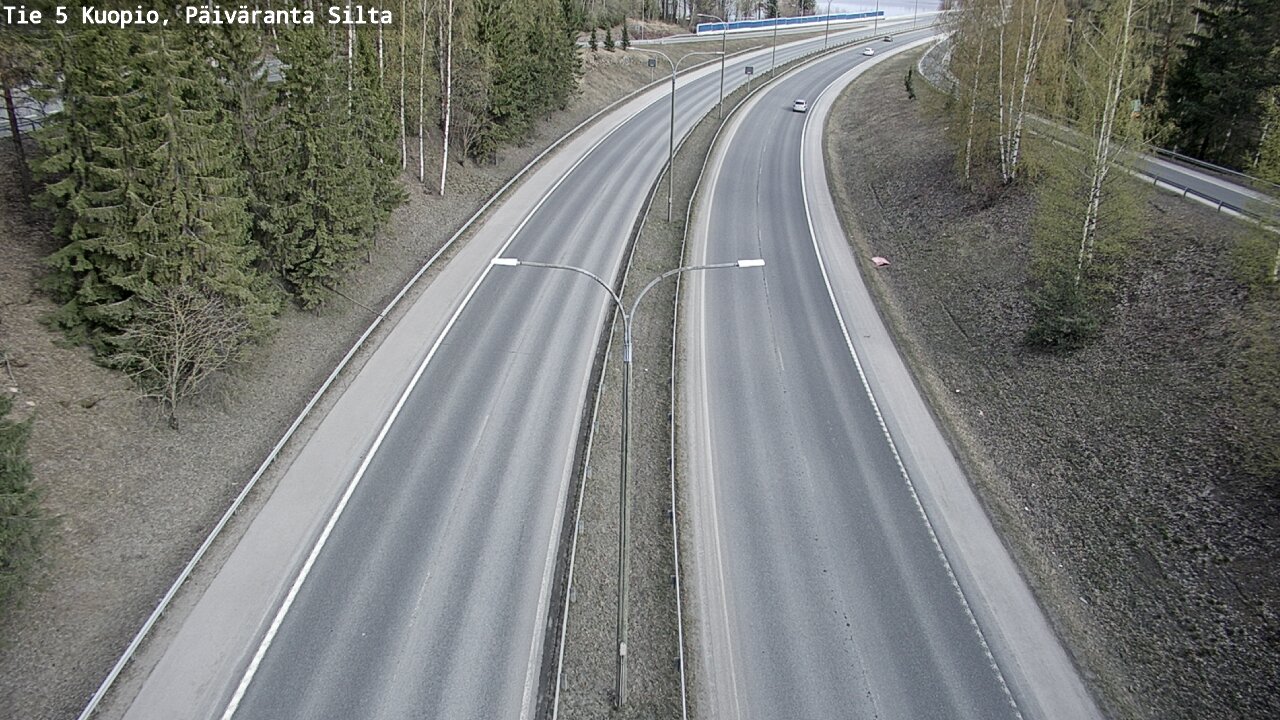 Kelikamerat Kuva Tie 5 Kuopio, Päiväranta silta, Kuopio, Pohjois-Savo