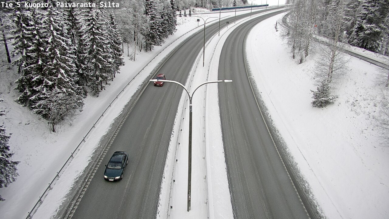 Kelikamerat Kuva Tie 5 Kuopio, Päiväranta silta, Kuopio, Pohjois-Savo