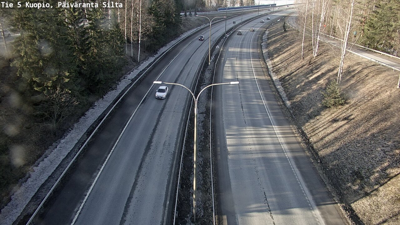 Kelikamerat Kuva Tie 5 Kuopio, Päiväranta silta, Kuopio, Pohjois-Savo