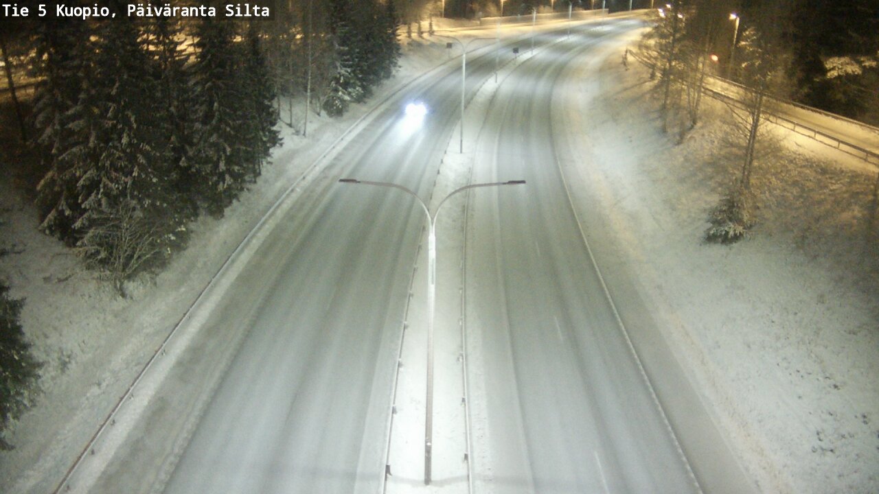 Kelikamerat Kuva Tie 5 Kuopio, Päiväranta silta, Kuopio, Pohjois-Savo