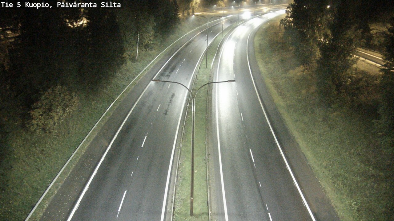 Weather Camera Image Road 5 Kuopio, Päiväranta silta, Kuopio, Pohjois-Savo