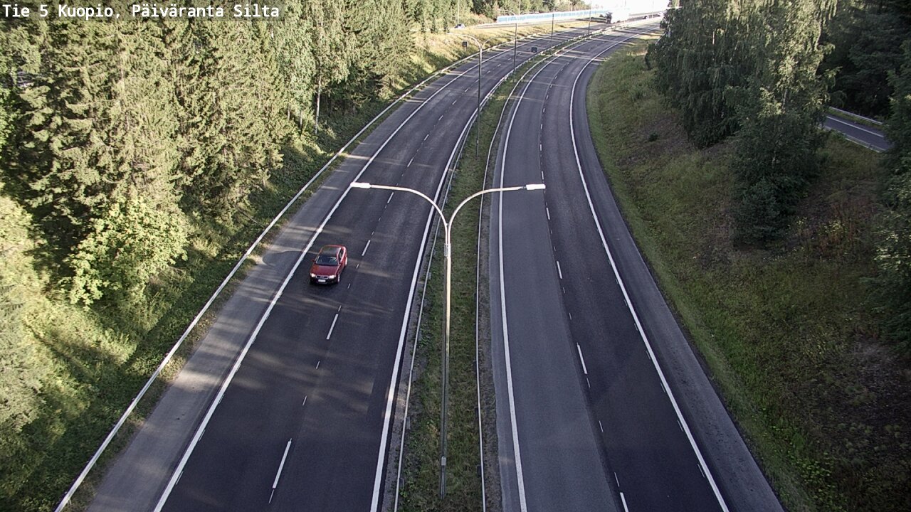 Weather Camera Image Road 5 Kuopio, Päiväranta silta, Kuopio, Pohjois-Savo