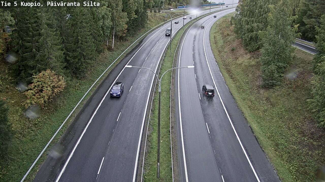 Weather Camera Image Road 5 Kuopio, Päiväranta silta, Kuopio, Pohjois-Savo
