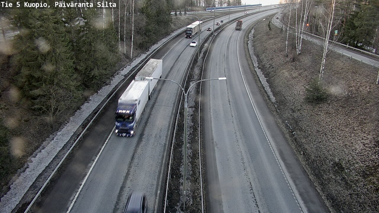 Kelikamerat Kuva Tie 5 Kuopio, Päiväranta silta, Kuopio, Pohjois-Savo