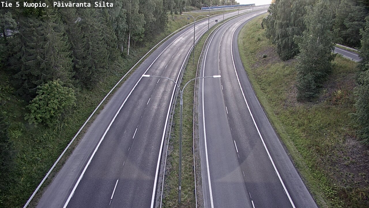 Kelikamerat Kuva Tie 5 Kuopio, Päiväranta silta, Kuopio, Pohjois-Savo