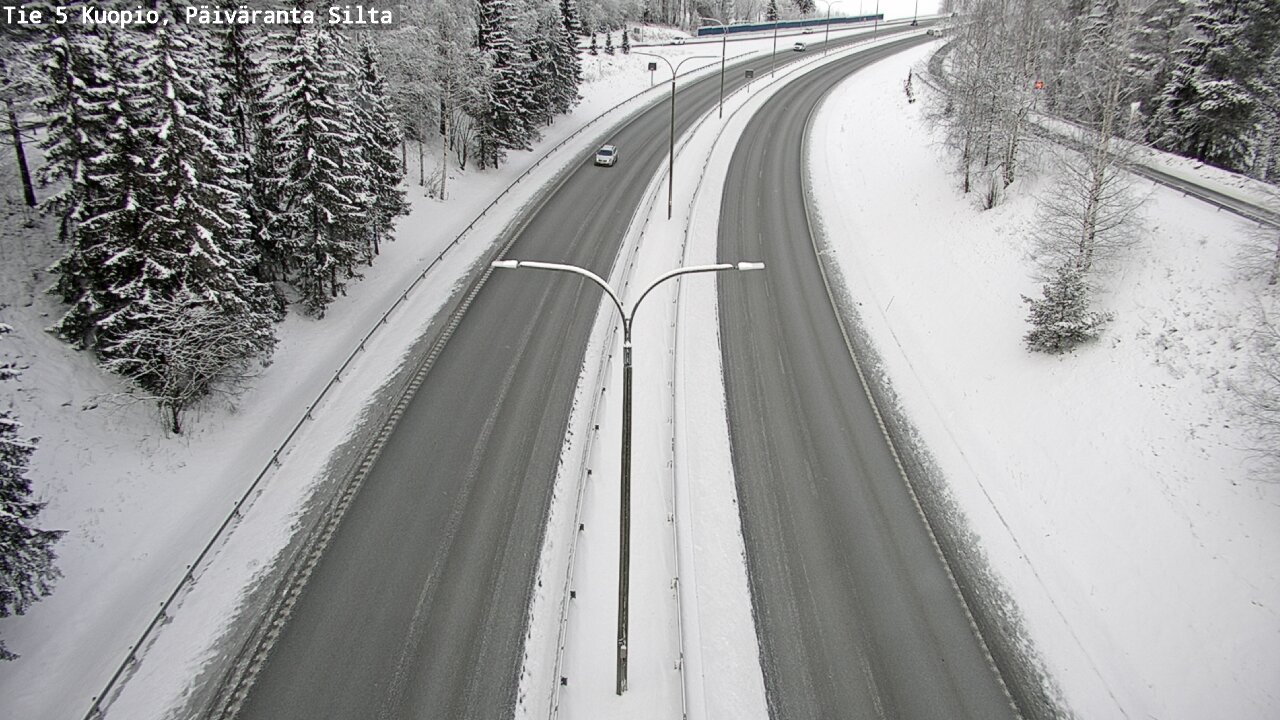 Kelikamerat Kuva Tie 5 Kuopio, Päiväranta silta, Kuopio, Pohjois-Savo