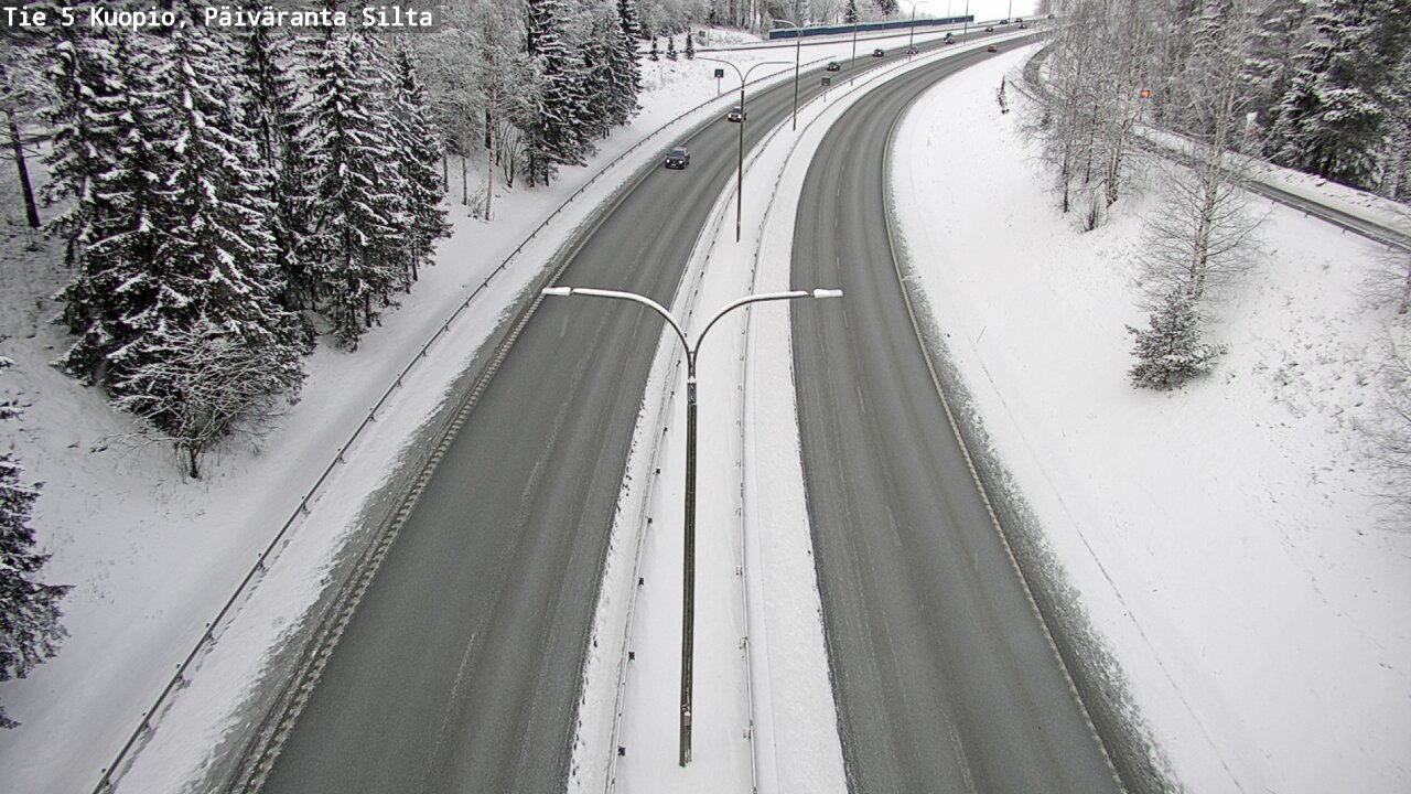 Kelikamerat Kuva Tie 5 Kuopio, Päiväranta silta, Kuopio, Pohjois-Savo