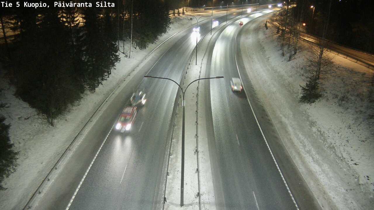 Weather Camera Image Road 5 Kuopio, Päiväranta silta, Kuopio, Pohjois-Savo
