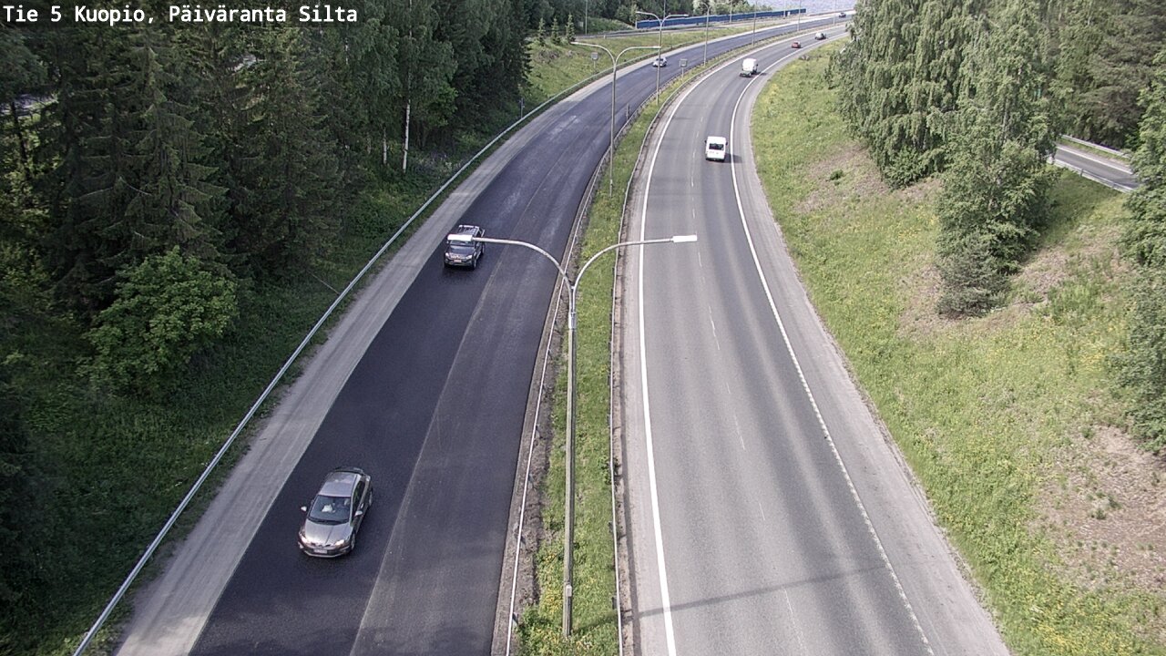 Kelikamerat Kuva Tie 5 Kuopio, Päiväranta silta, Kuopio, Pohjois-Savo
