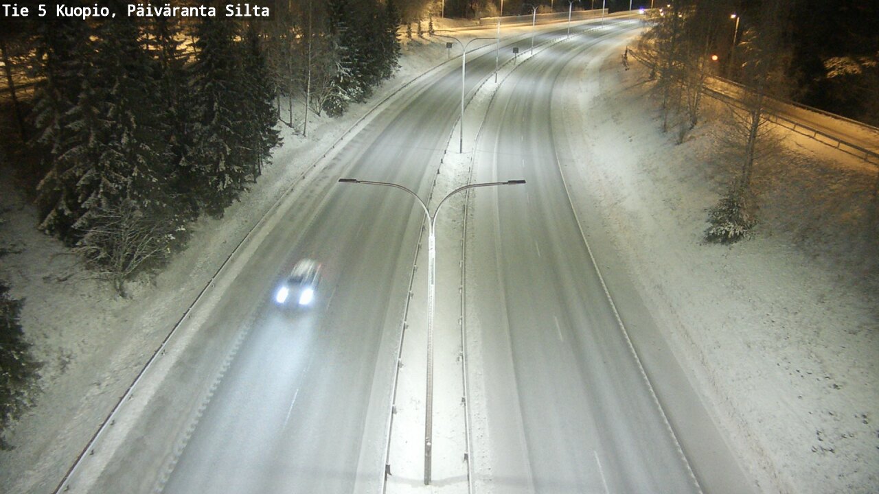 Kelikamerat Kuva Tie 5 Kuopio, Päiväranta silta, Kuopio, Pohjois-Savo