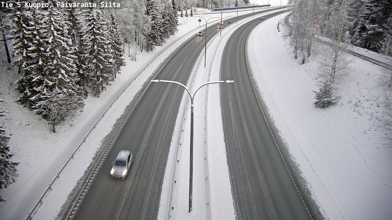 Kelikamerat Kuva Tie 5 Kuopio, Päiväranta silta, Kuopio, Pohjois-Savo