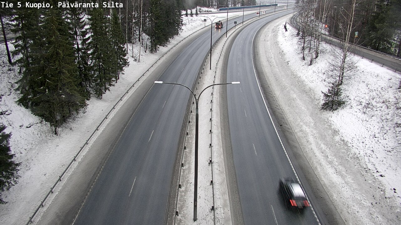 Weather Camera Image Road 5 Kuopio, Päiväranta silta, Kuopio, Pohjois-Savo
