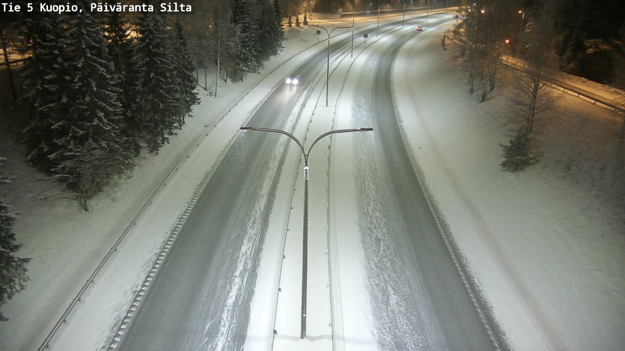 Kelikamerat Kuva Tie 5 Kuopio, Päiväranta silta, Kuopio, Pohjois-Savo