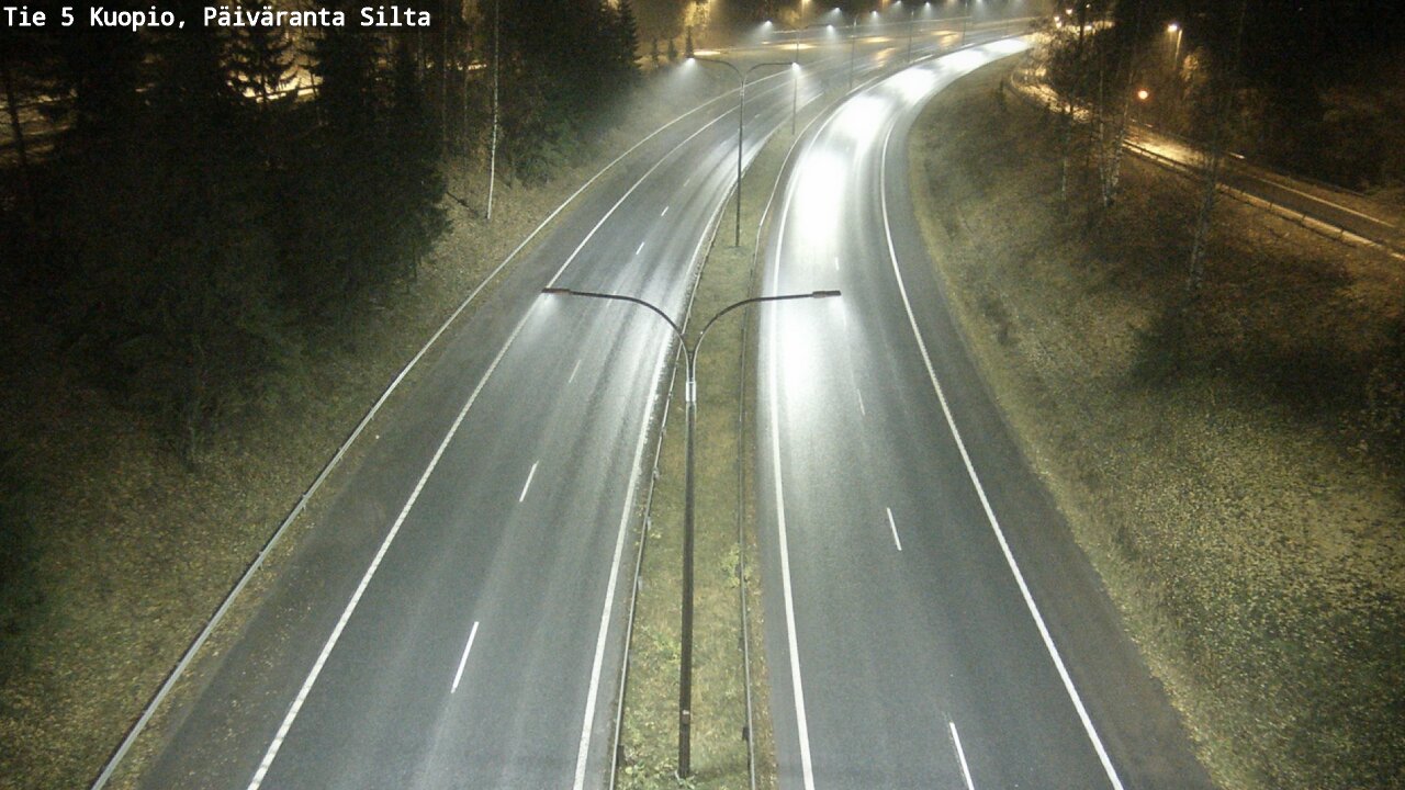 Weather Camera Image Road 5 Kuopio, Päiväranta silta, Kuopio, Pohjois-Savo