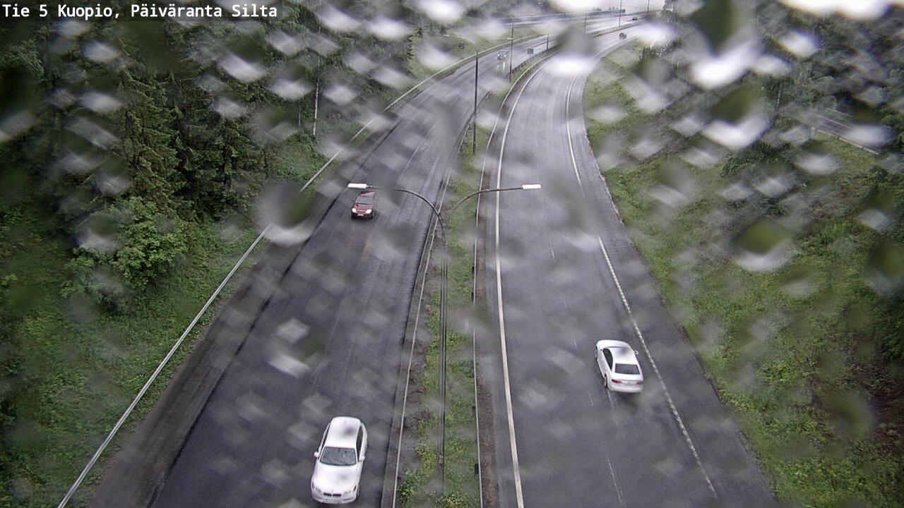 Weather Camera Image Väg 5 Kuopio, Päiväranta silta, Kuopio, Pohjois-Savo