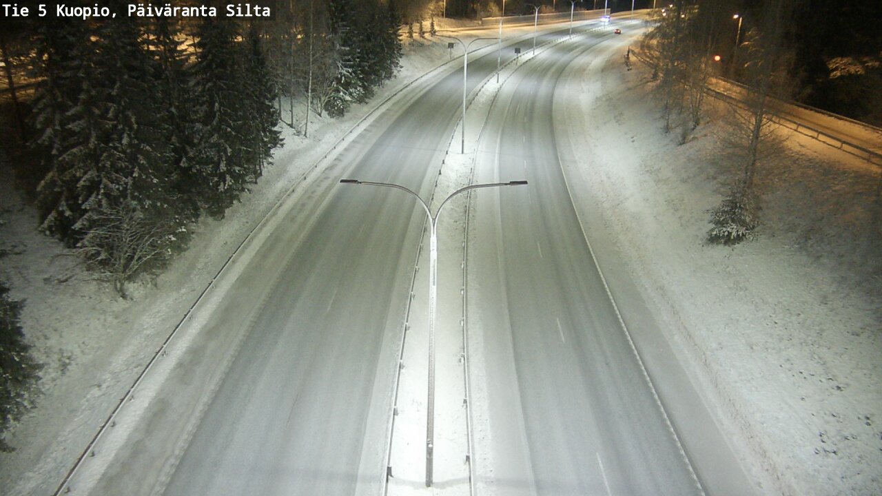 Kelikamerat Kuva Tie 5 Kuopio, Päiväranta silta, Kuopio, Pohjois-Savo