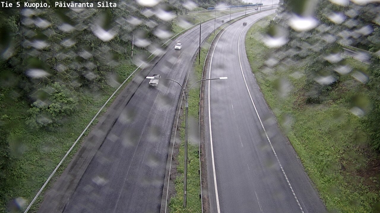 Weather Camera Image Väg 5 Kuopio, Päiväranta silta, Kuopio, Pohjois-Savo