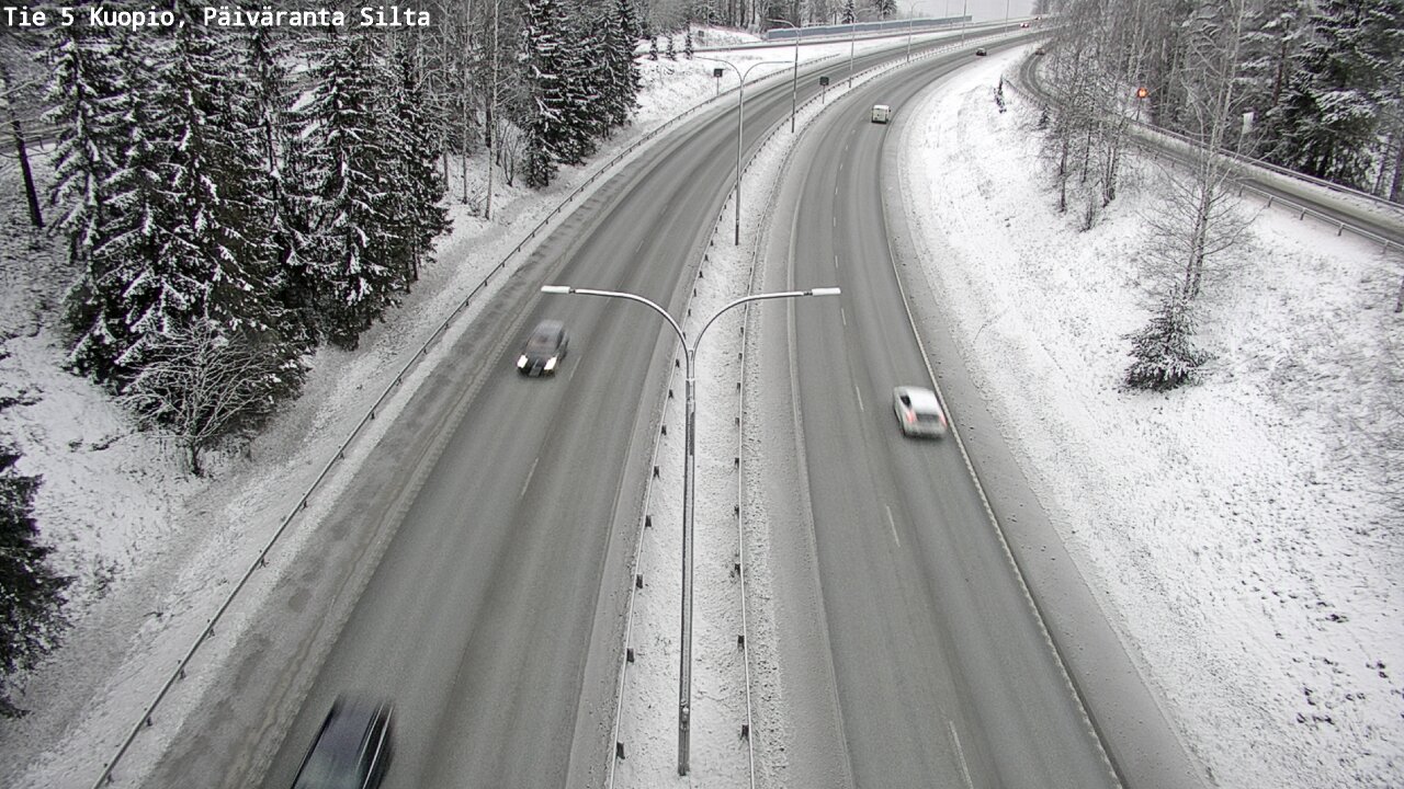 Kelikamerat Kuva Tie 5 Kuopio, Päiväranta silta, Kuopio, Pohjois-Savo