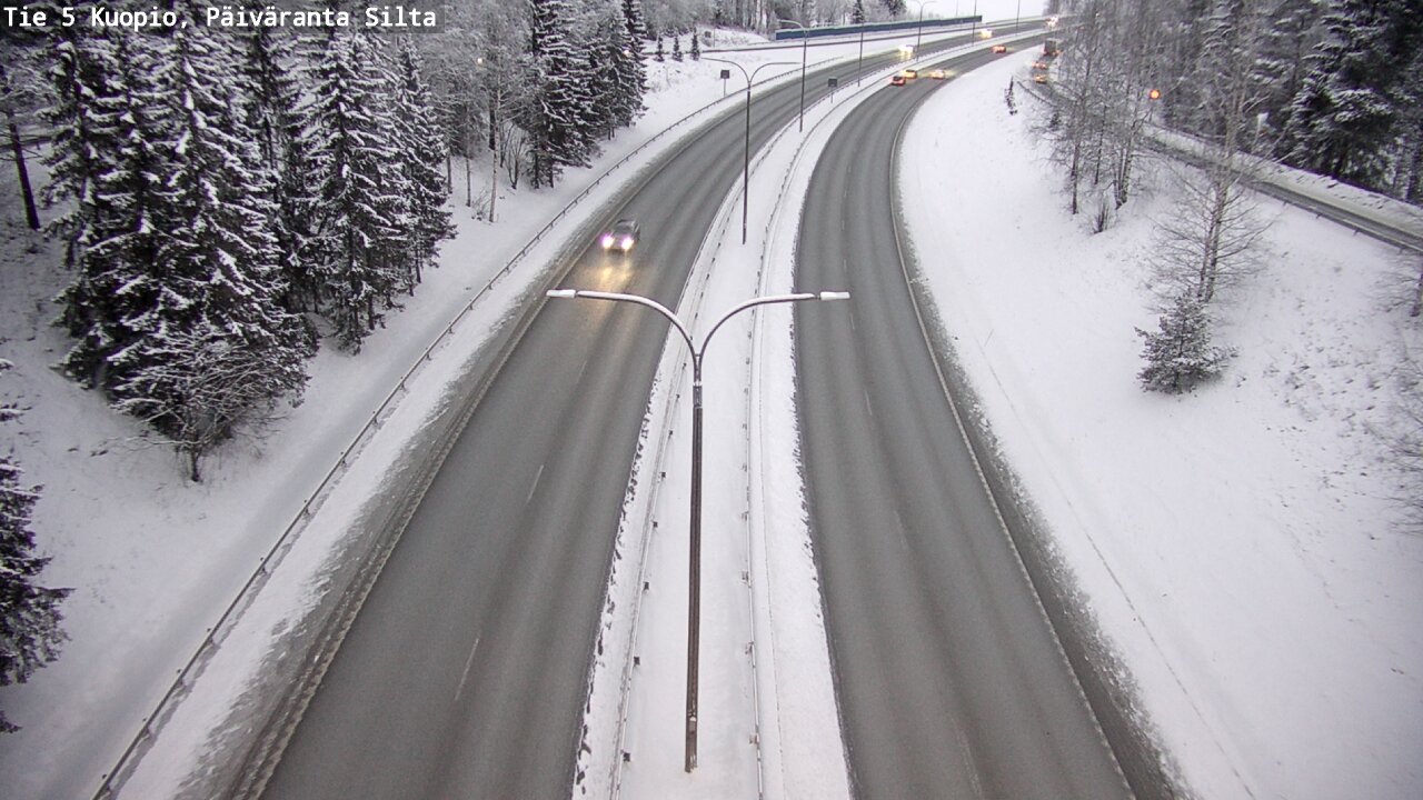 Kelikamerat Kuva Tie 5 Kuopio, Päiväranta silta, Kuopio, Pohjois-Savo