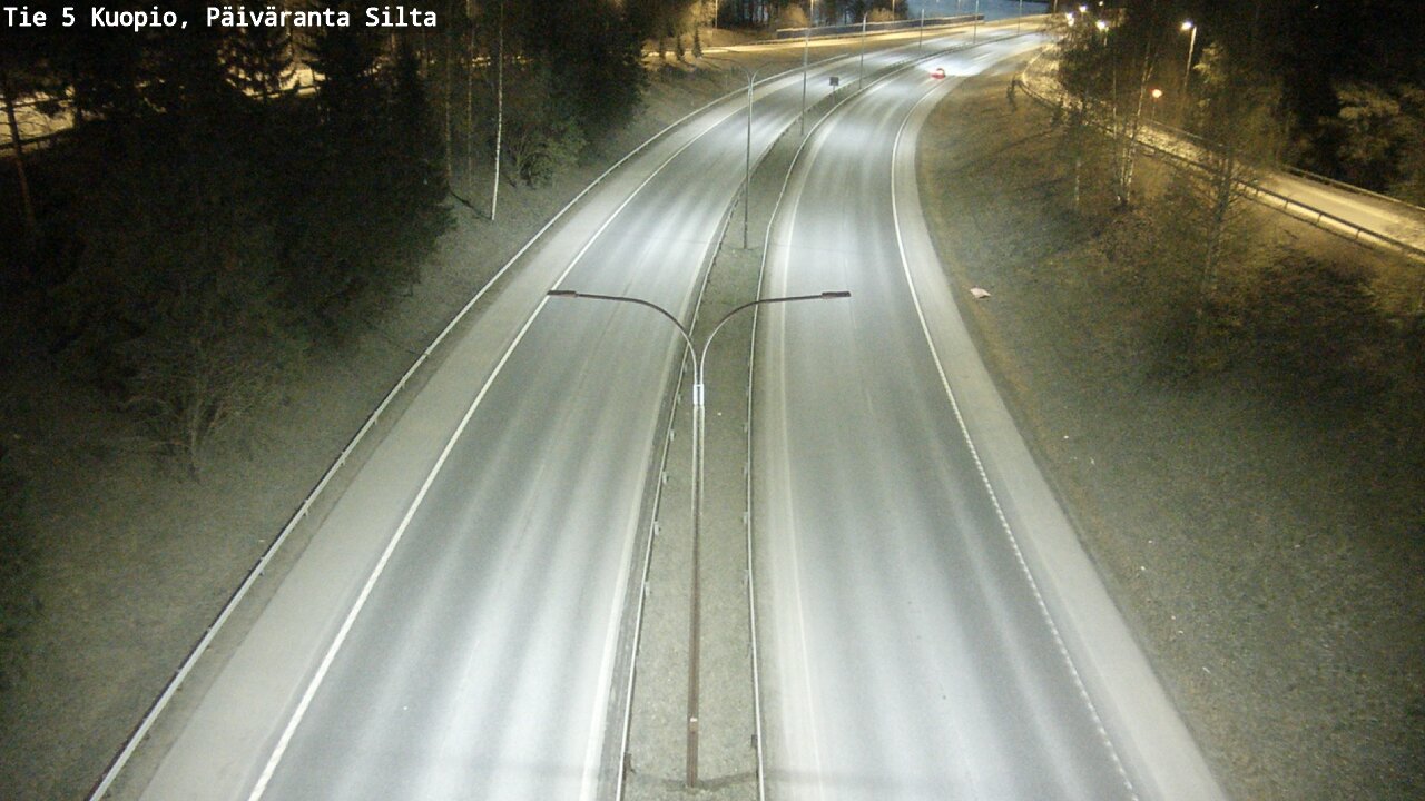 Weather Camera Image Road 5 Kuopio, Päiväranta silta, Kuopio, Pohjois-Savo