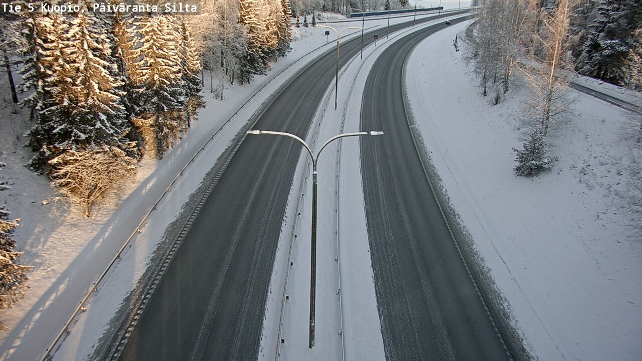 Kelikamerat Kuva Tie 5 Kuopio, Päiväranta silta, Kuopio, Pohjois-Savo