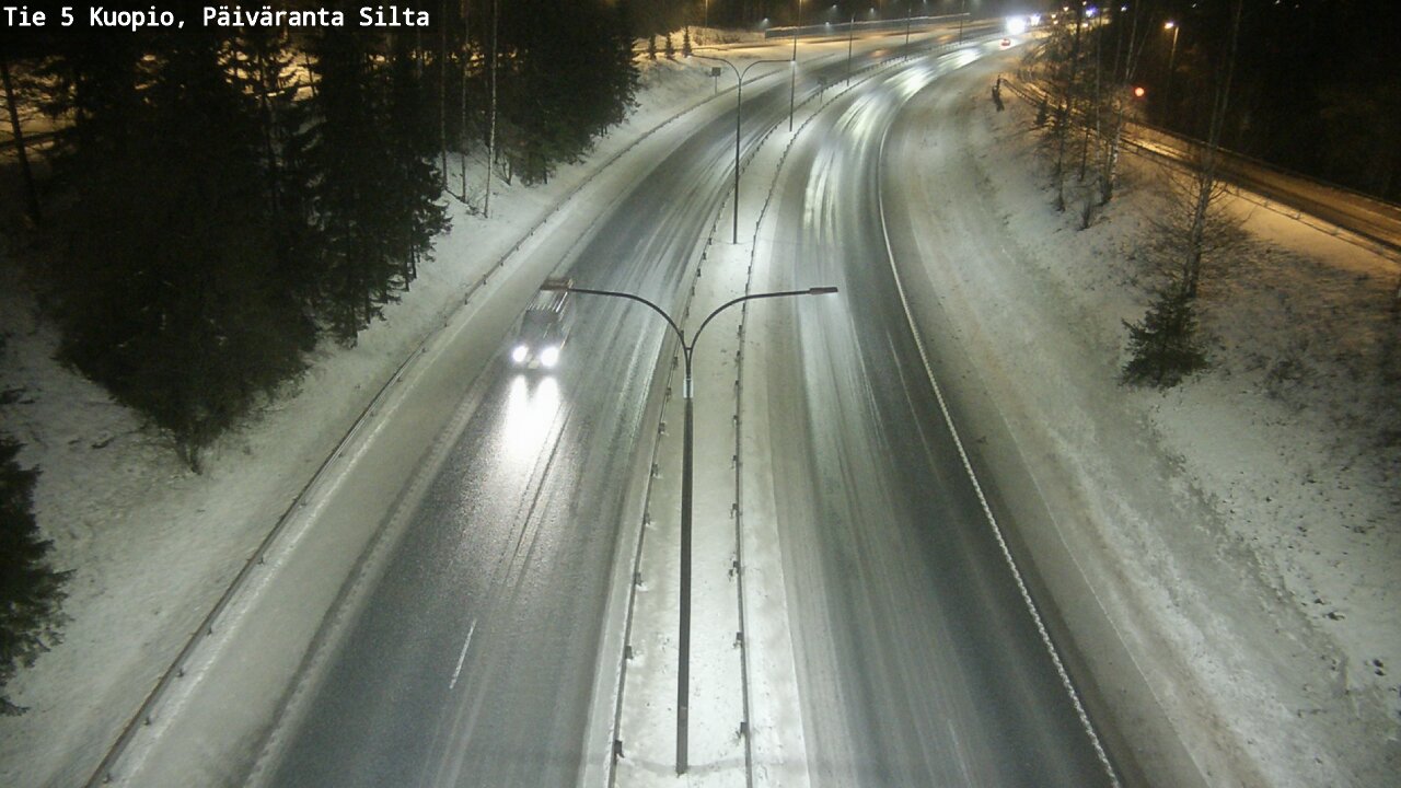 Weather Camera Image Road 5 Kuopio, Päiväranta silta, Kuopio, Pohjois-Savo