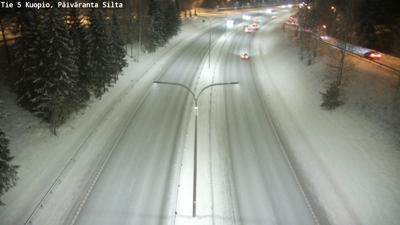 Kelikamerat Kuva Tie 5 Kuopio, Päiväranta silta, Kuopio, Pohjois-Savo
