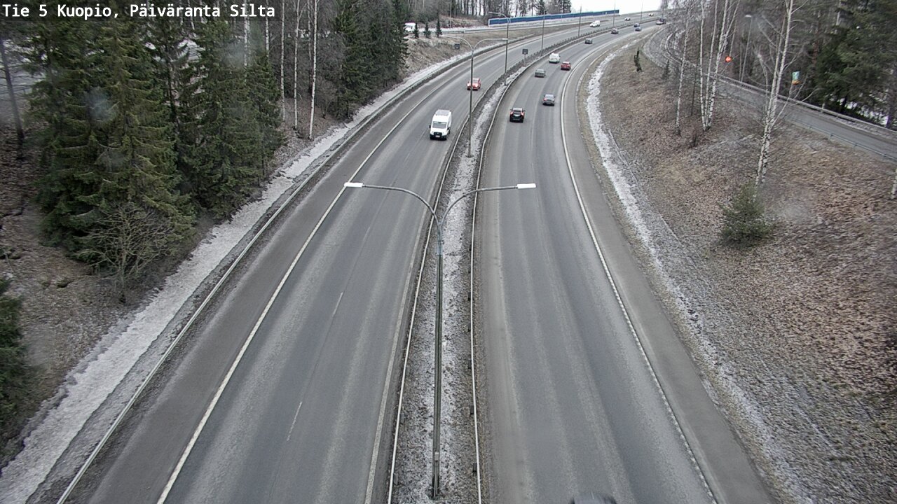 Kelikamerat Kuva Tie 5 Kuopio, Päiväranta silta, Kuopio, Pohjois-Savo