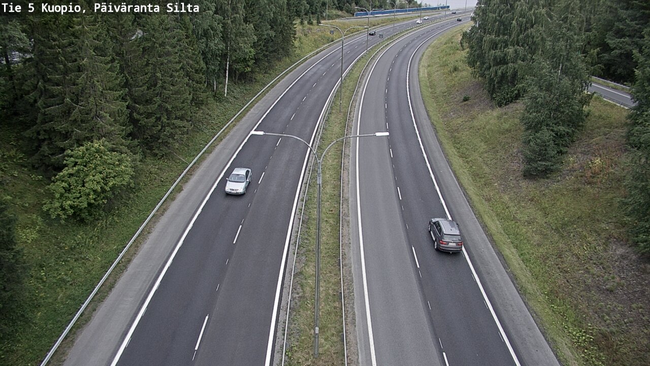 Weather Camera Image Road 5 Kuopio, Päiväranta silta, Kuopio, Pohjois-Savo