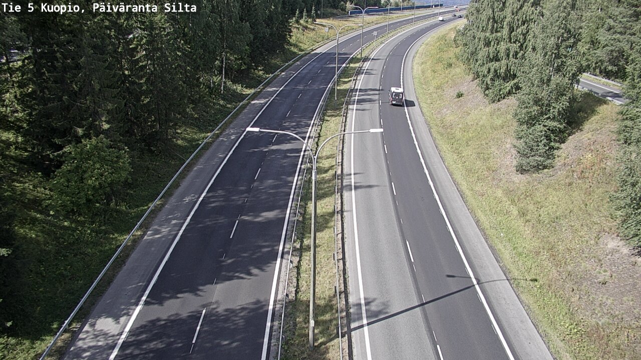 Kelikamerat Kuva Tie 5 Kuopio, Päiväranta silta, Kuopio, Pohjois-Savo