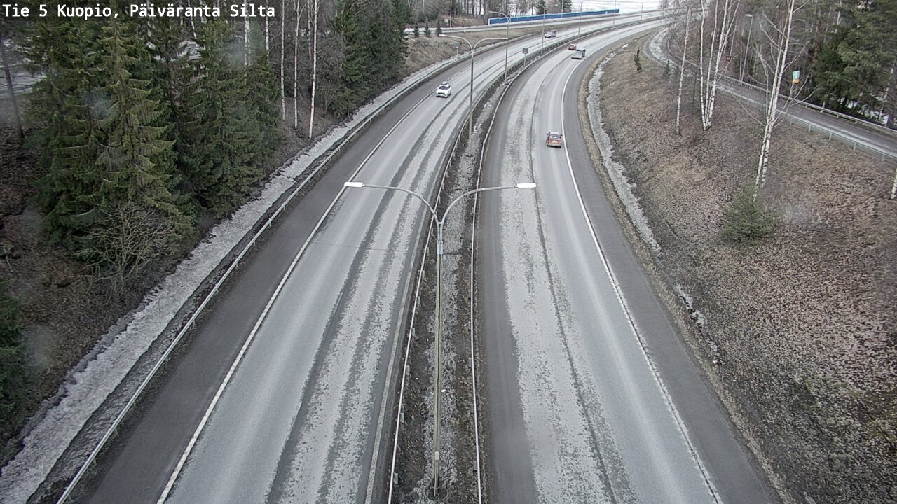 Kelikamerat Kuva Tie 5 Kuopio, Päiväranta silta, Kuopio, Pohjois-Savo