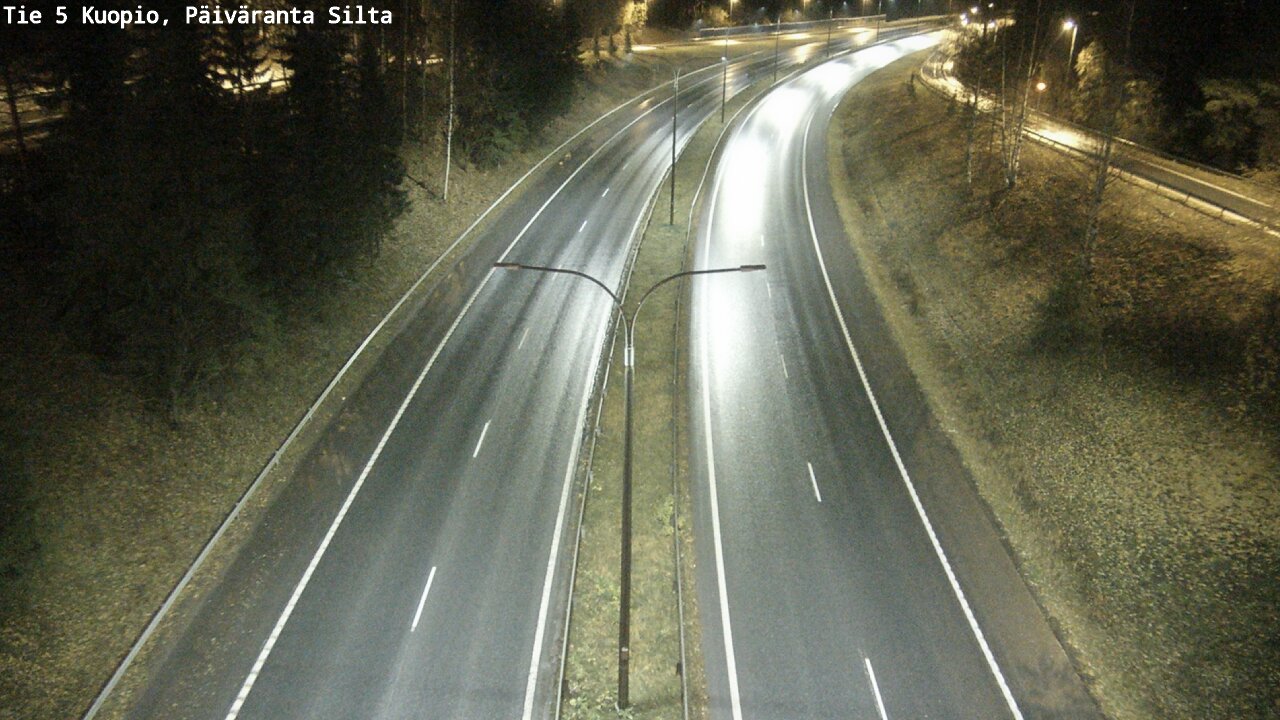 Weather Camera Image Road 5 Kuopio, Päiväranta silta, Kuopio, Pohjois-Savo