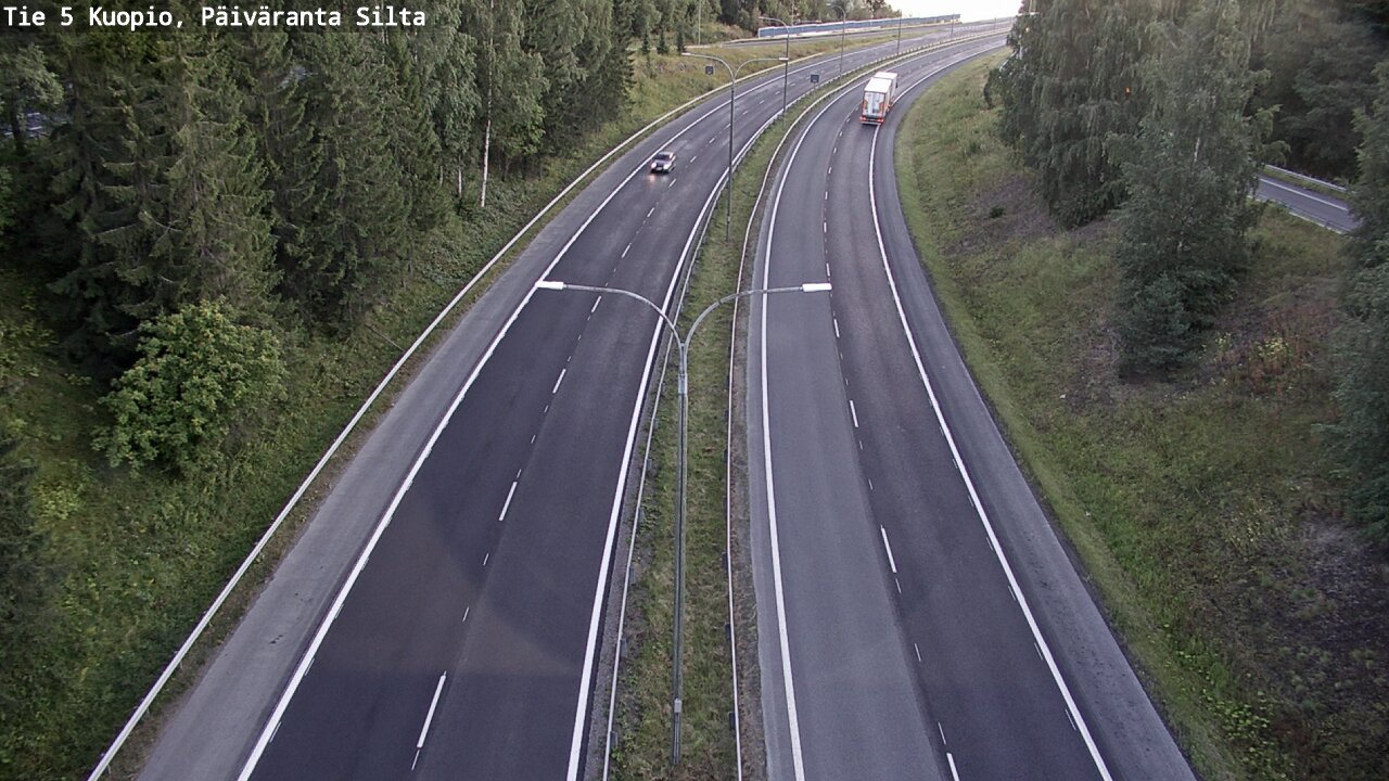 Kelikamerat Kuva Tie 5 Kuopio, Päiväranta silta, Kuopio, Pohjois-Savo