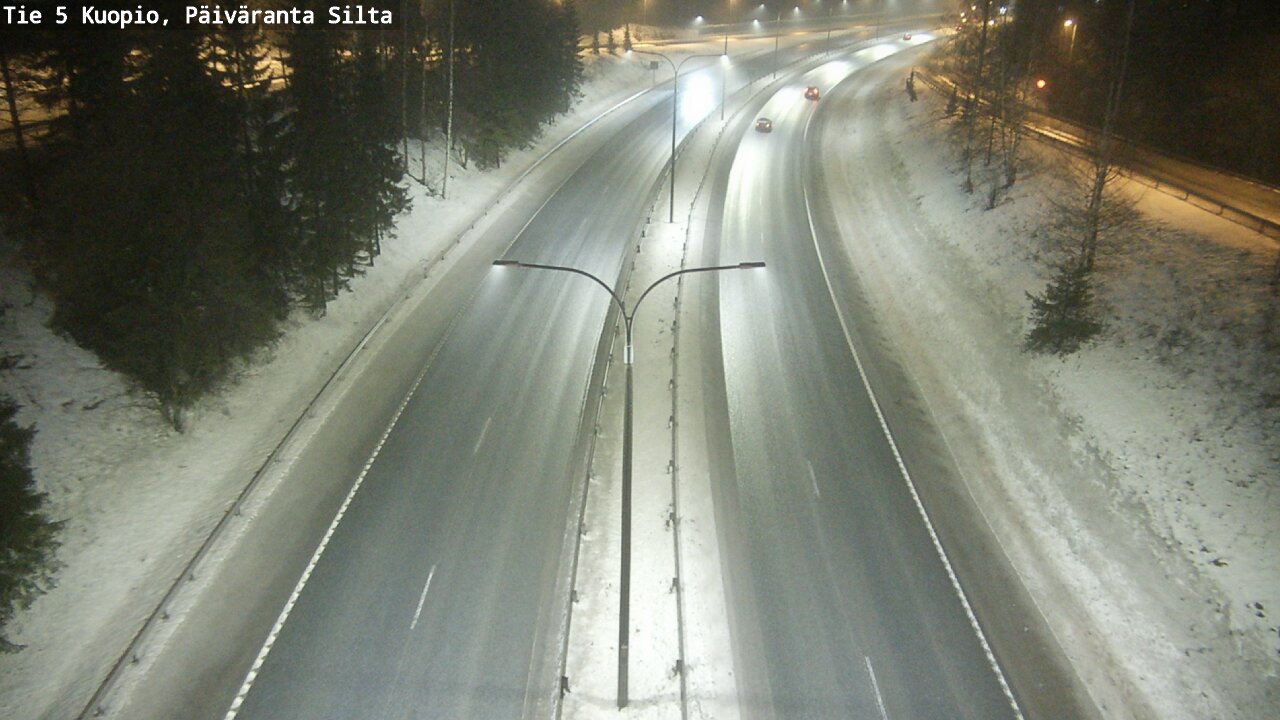 Weather Camera Image Road 5 Kuopio, Päiväranta silta, Kuopio, Pohjois-Savo