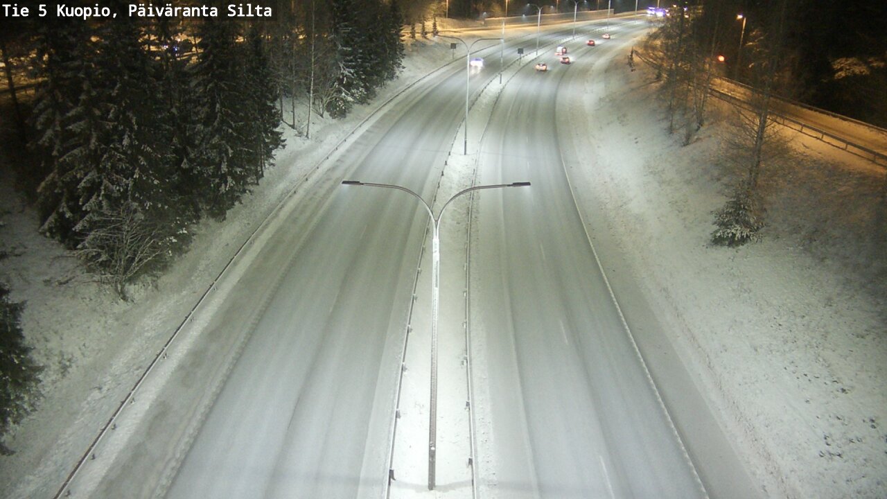 Kelikamerat Kuva Tie 5 Kuopio, Päiväranta silta, Kuopio, Pohjois-Savo